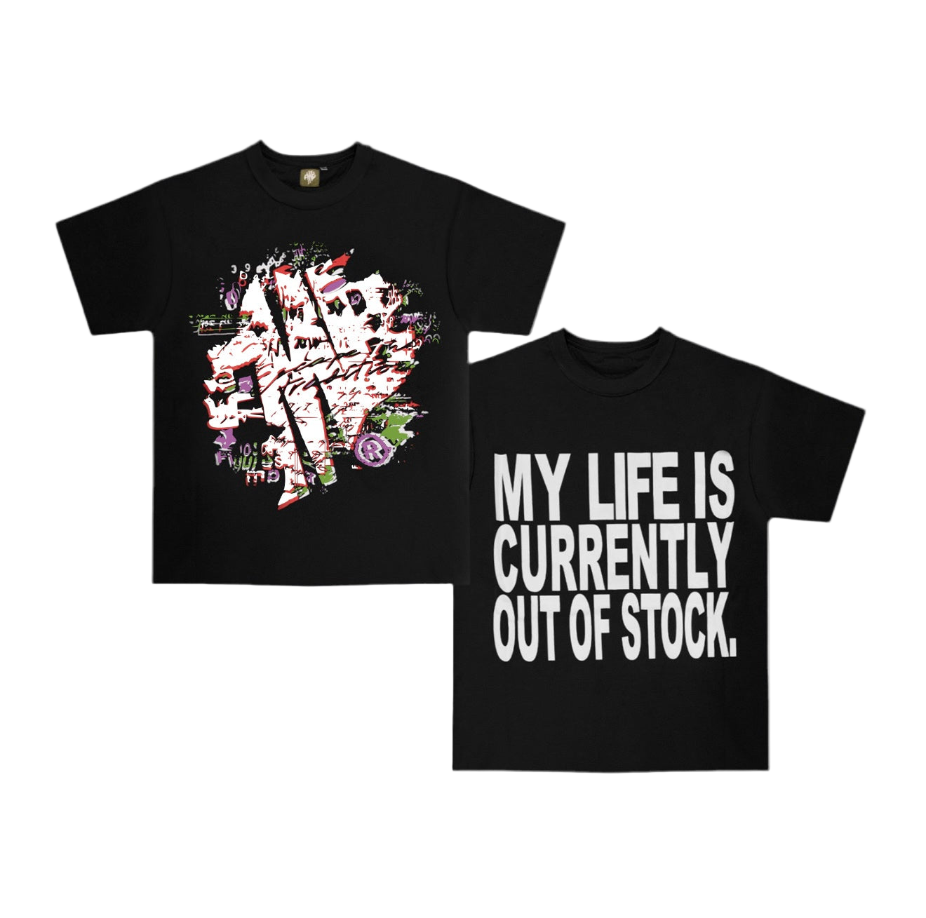 Black O.O.S T-Shirt (Reversible)